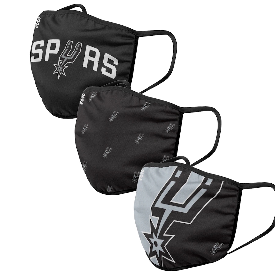 Adult San Antonio Spurs 3Pack Dust mask with filter